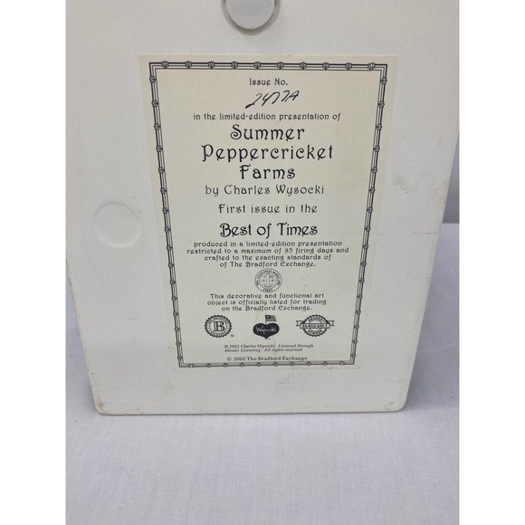 THE BEST OF TIMES by Charles Wysocki SUMMER Peppercricket Farms Plaque - Picture 2 of 5